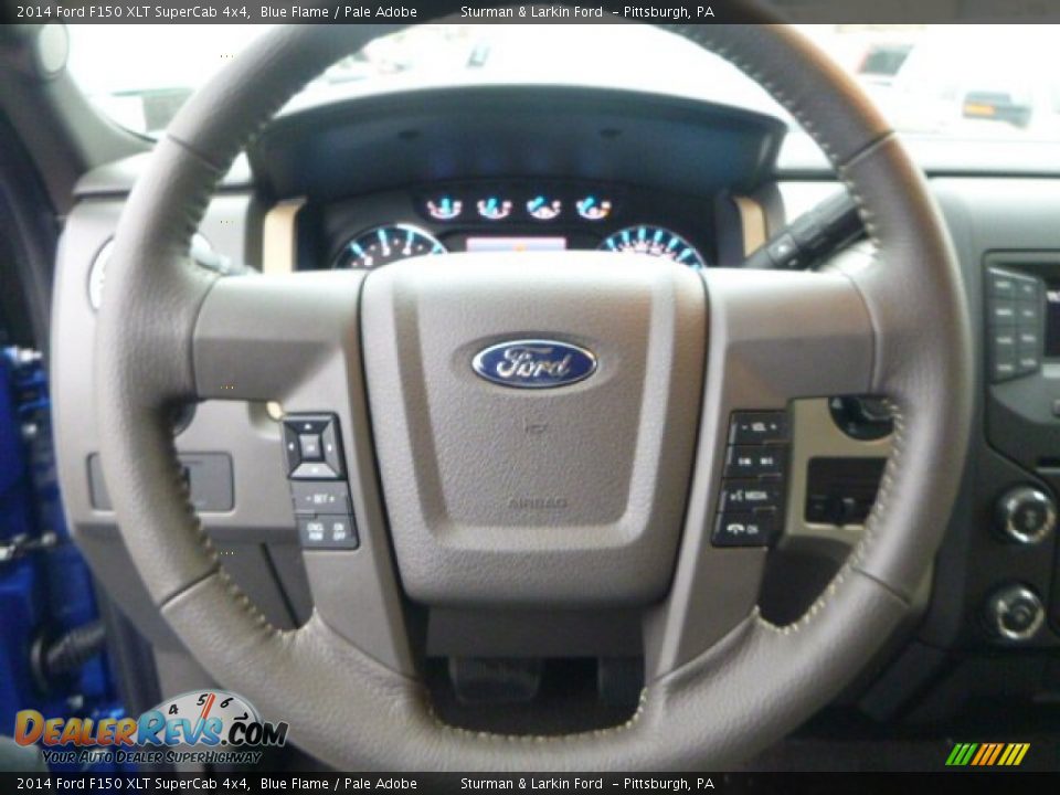 2014 Ford F150 XLT SuperCab 4x4 Steering Wheel Photo #12