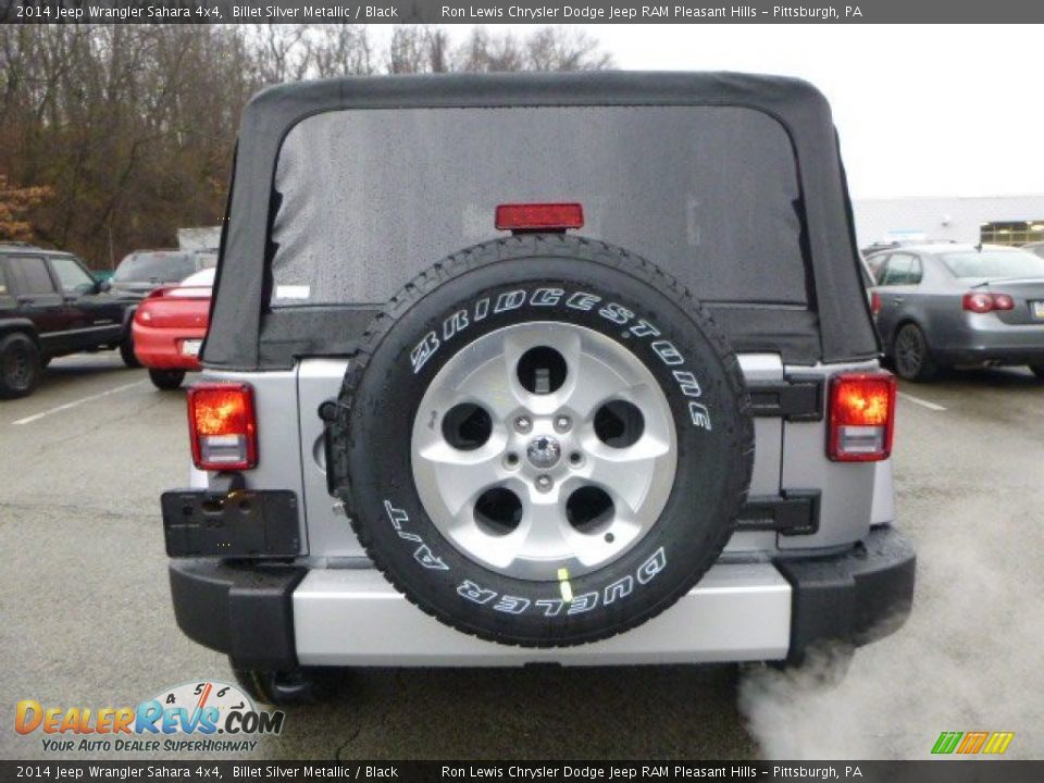 2014 Jeep Wrangler Sahara 4x4 Billet Silver Metallic / Black Photo #4
