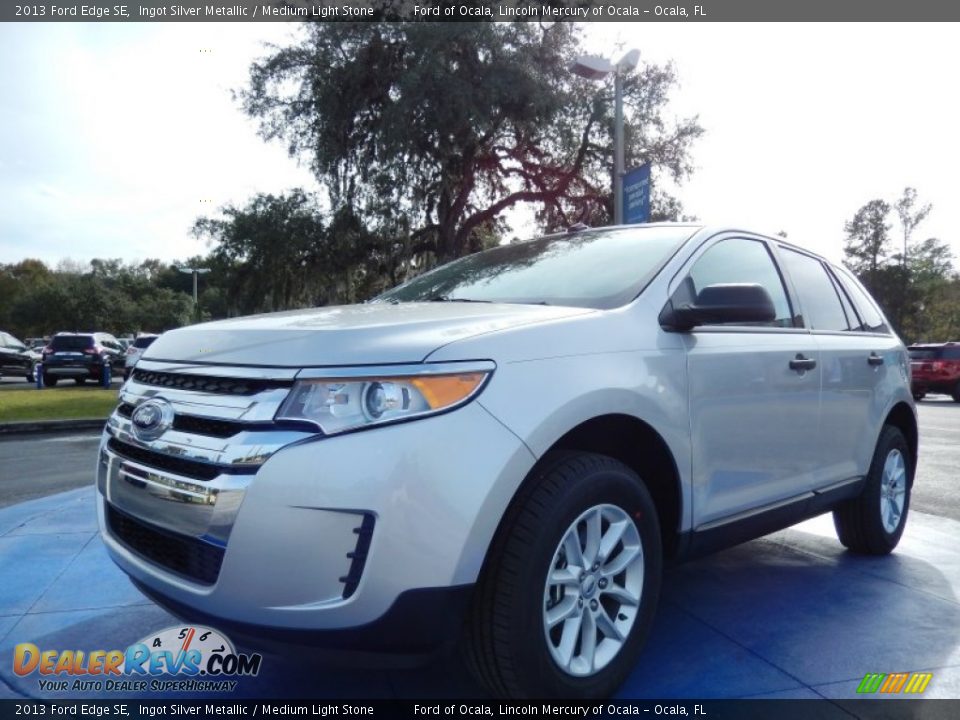 2013 Ford Edge SE Ingot Silver Metallic / Medium Light Stone Photo #1