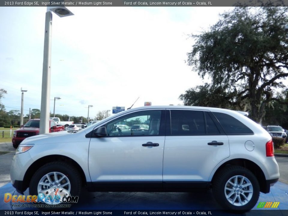 2013 Ford Edge SE Ingot Silver Metallic / Medium Light Stone Photo #2