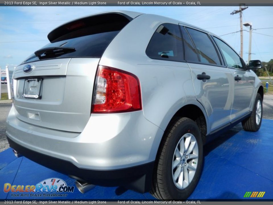 2013 Ford Edge SE Ingot Silver Metallic / Medium Light Stone Photo #3