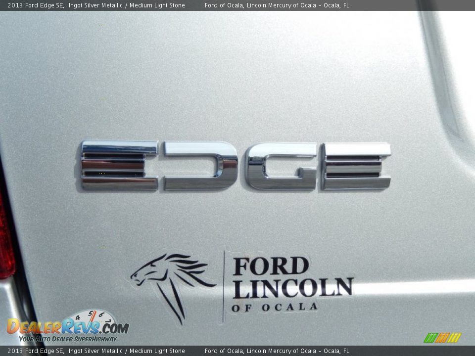 2013 Ford Edge SE Ingot Silver Metallic / Medium Light Stone Photo #4