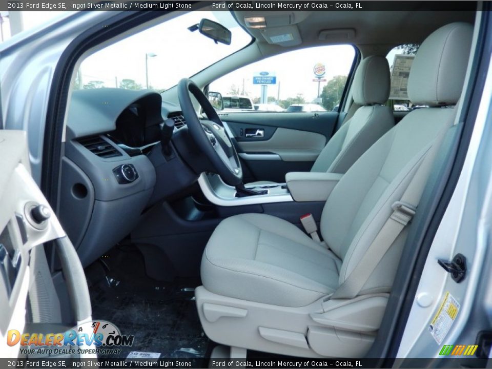 2013 Ford Edge SE Ingot Silver Metallic / Medium Light Stone Photo #6
