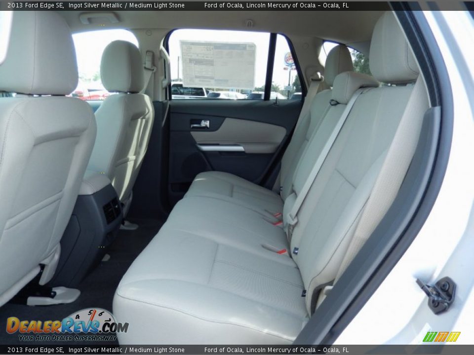 2013 Ford Edge SE Ingot Silver Metallic / Medium Light Stone Photo #7