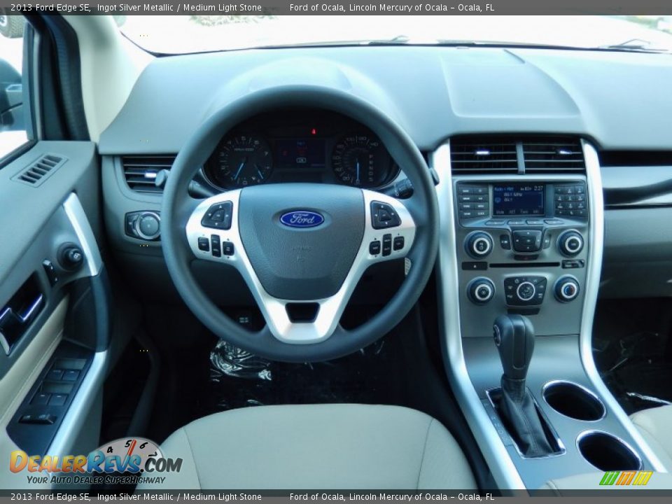 2013 Ford Edge SE Ingot Silver Metallic / Medium Light Stone Photo #8