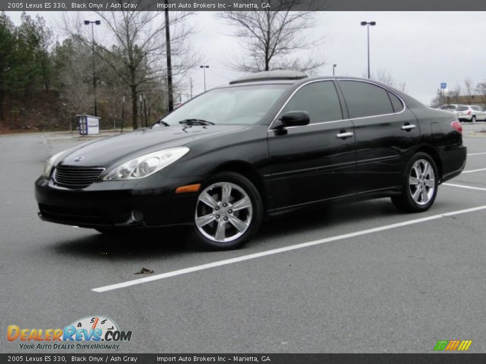 2005 Lexus ES 330 Black Onyx / Ash Gray Photo #1