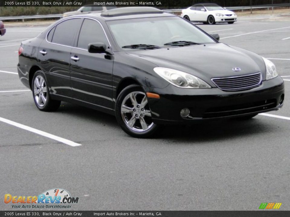 2005 Lexus ES 330 Black Onyx / Ash Gray Photo #2