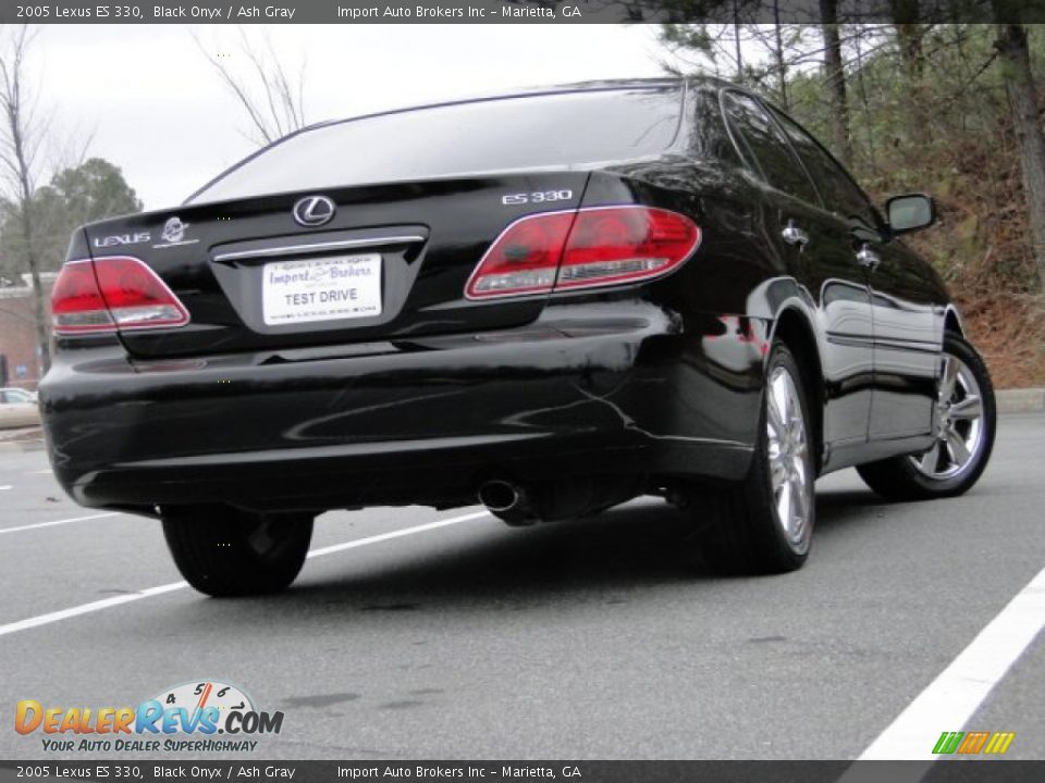 2005 Lexus ES 330 Black Onyx / Ash Gray Photo #3