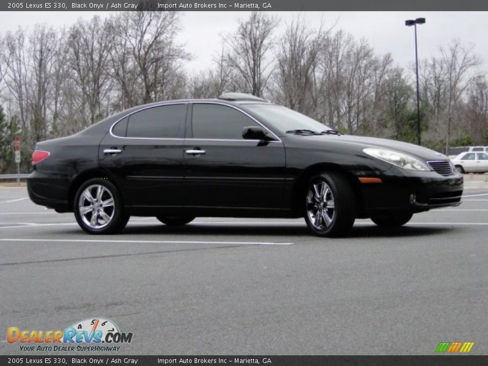 2005 Lexus ES 330 Black Onyx / Ash Gray Photo #5
