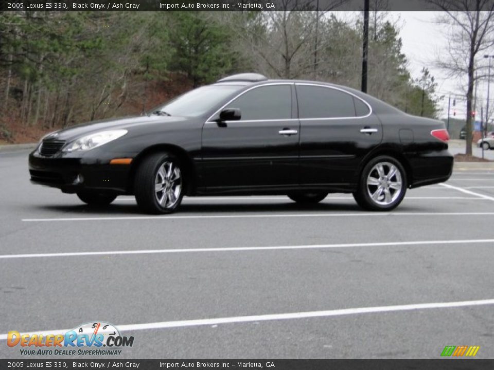 2005 Lexus ES 330 Black Onyx / Ash Gray Photo #6