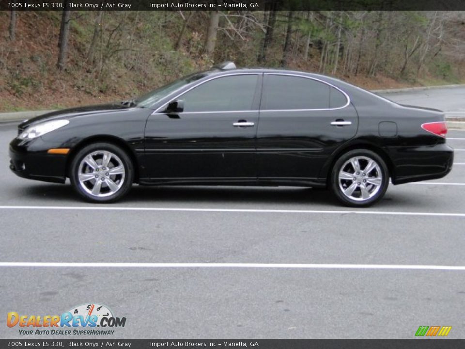 2005 Lexus ES 330 Black Onyx / Ash Gray Photo #7