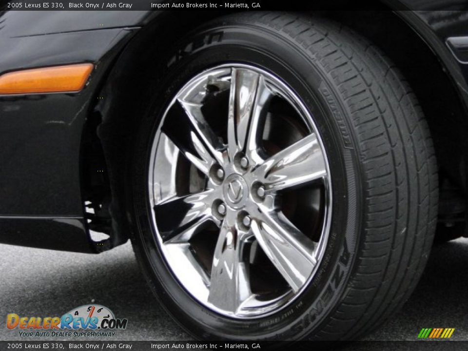 2005 Lexus ES 330 Black Onyx / Ash Gray Photo #8