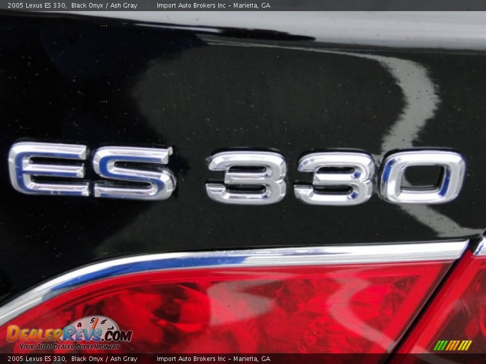 2005 Lexus ES 330 Black Onyx / Ash Gray Photo #9