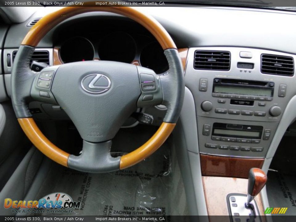 2005 Lexus ES 330 Black Onyx / Ash Gray Photo #10