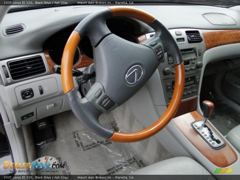 2005 Lexus ES 330 Black Onyx / Ash Gray Photo #11