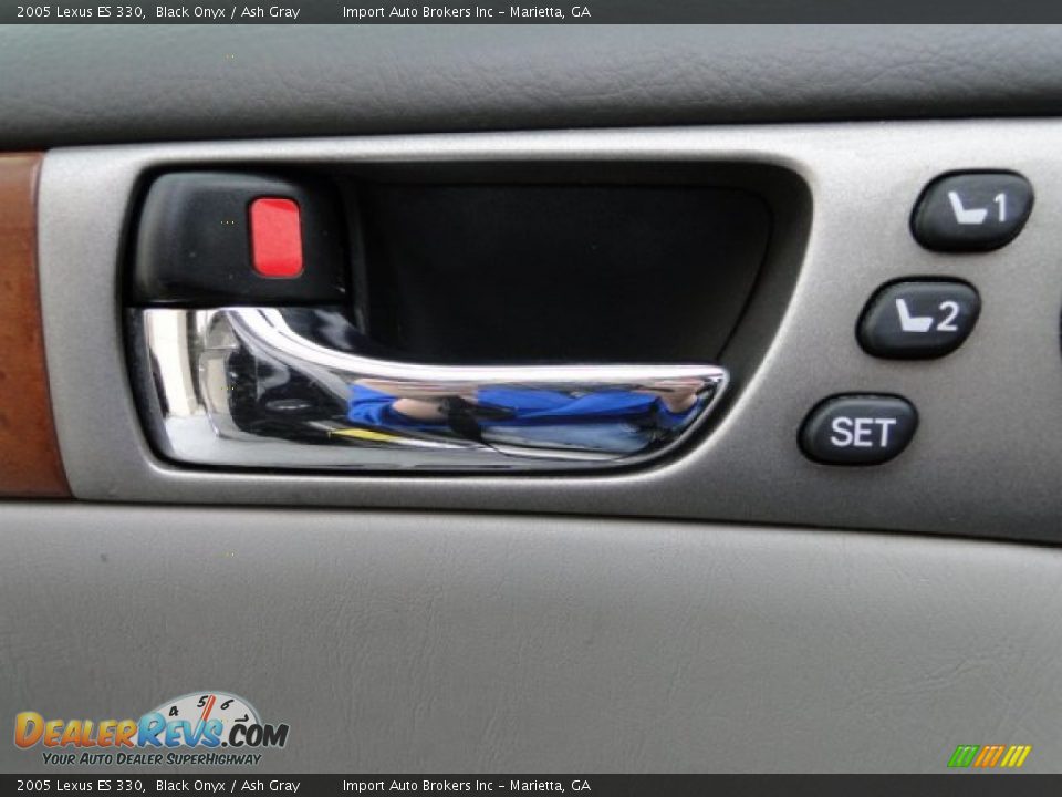2005 Lexus ES 330 Black Onyx / Ash Gray Photo #13