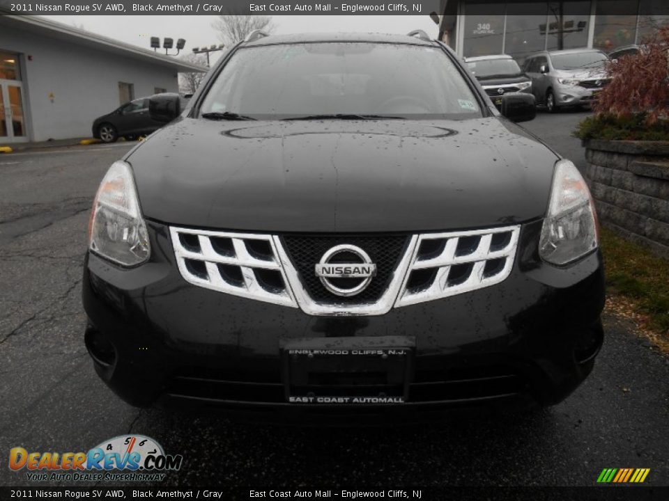 2011 Nissan Rogue SV AWD Black Amethyst / Gray Photo #2