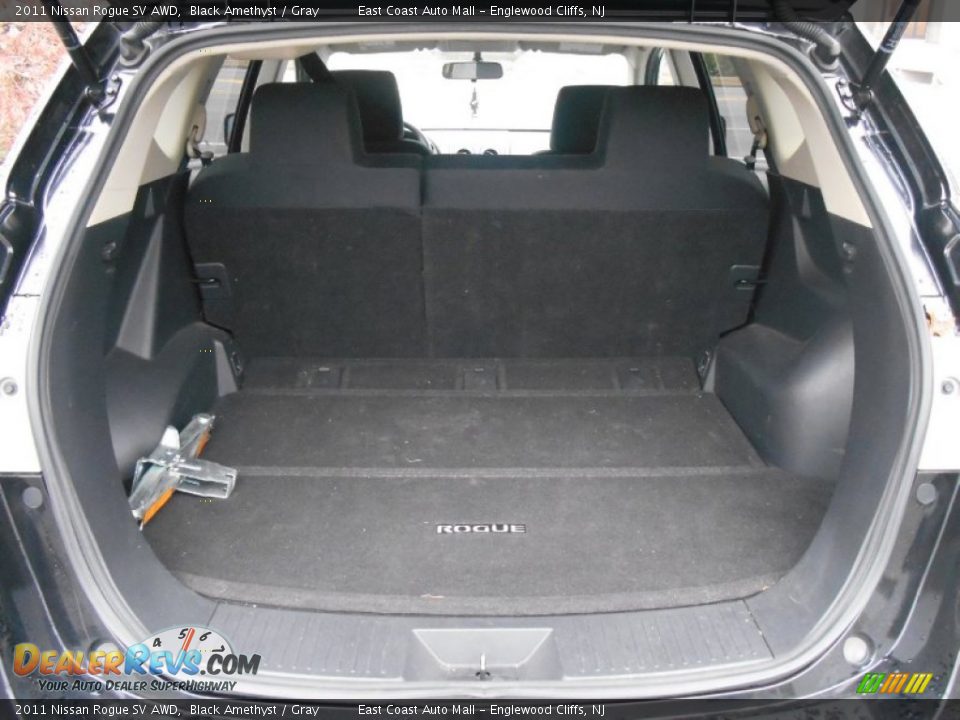 2011 Nissan Rogue SV AWD Black Amethyst / Gray Photo #6