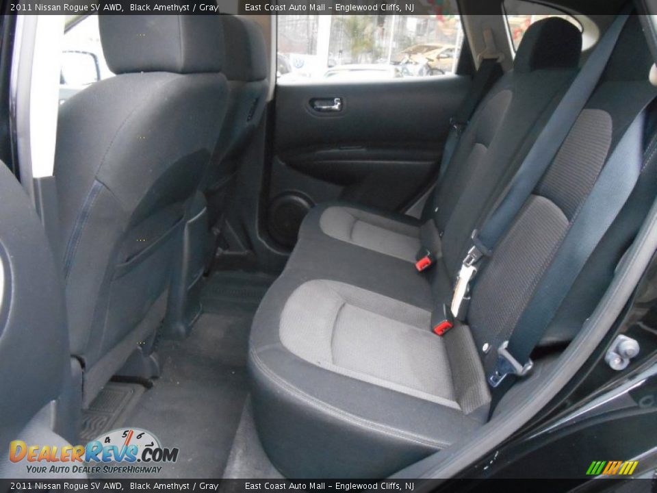 2011 Nissan Rogue SV AWD Black Amethyst / Gray Photo #9