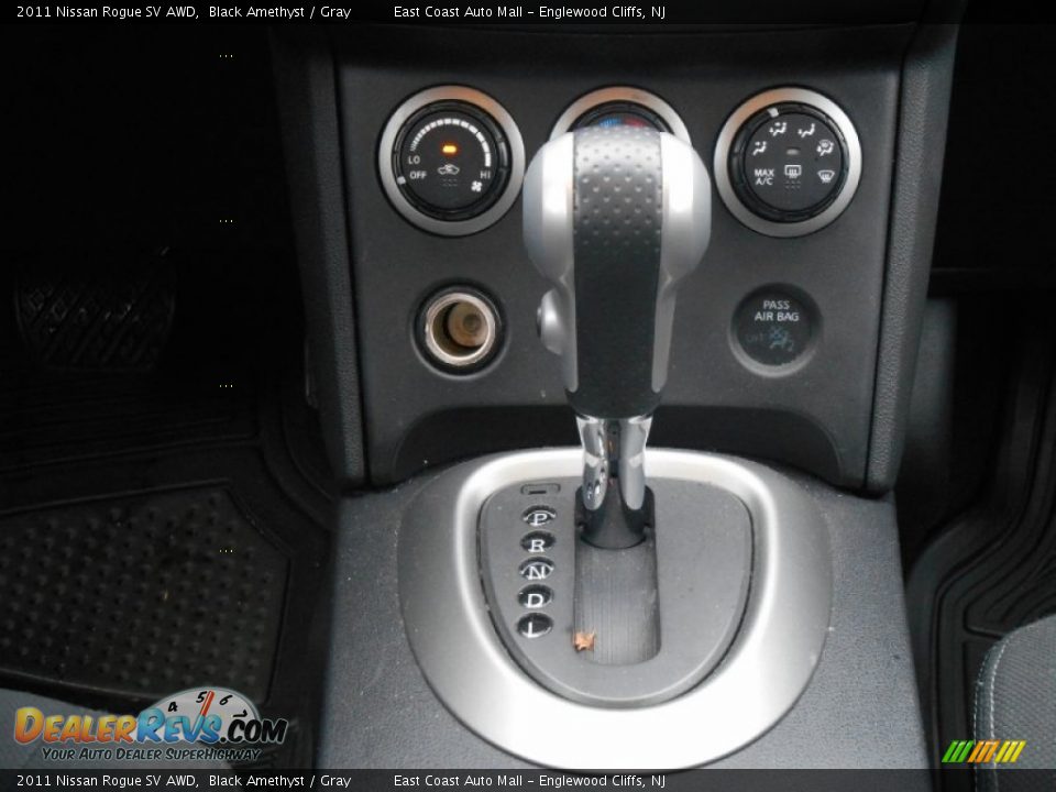 2011 Nissan Rogue SV AWD Black Amethyst / Gray Photo #12