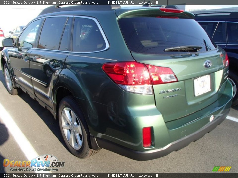 2014 Subaru Outback 2.5i Premium Cypress Green Pearl / Ivory Photo #2