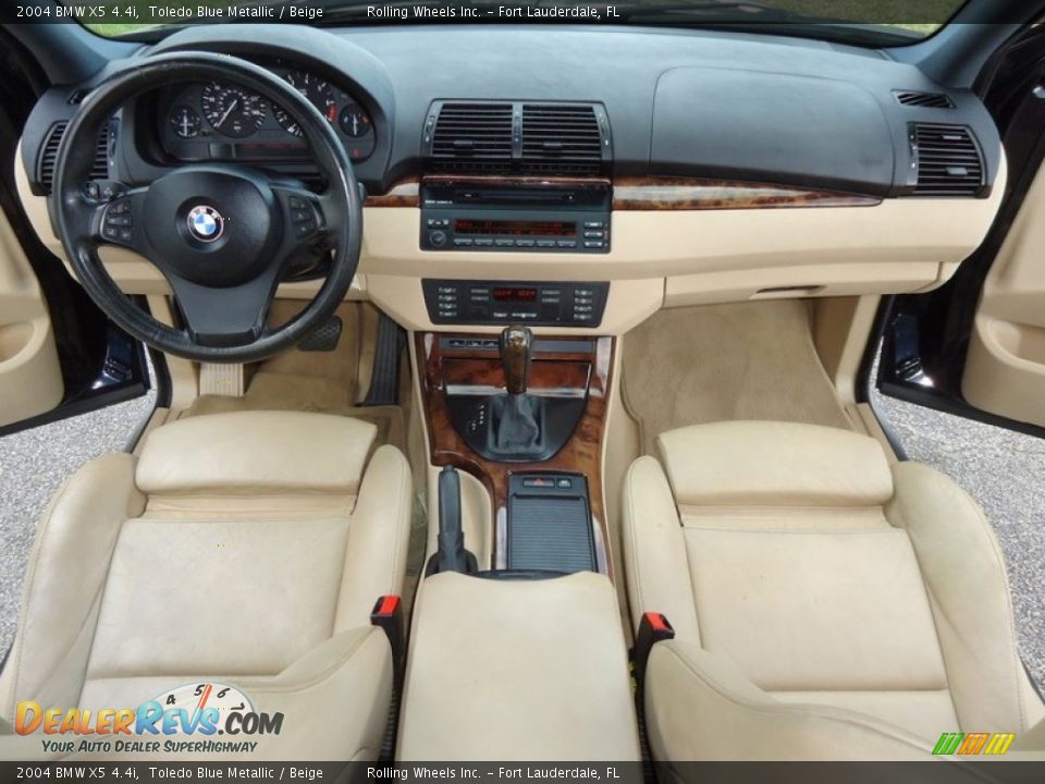 Beige Interior - 2004 BMW X5 4.4i Photo #6