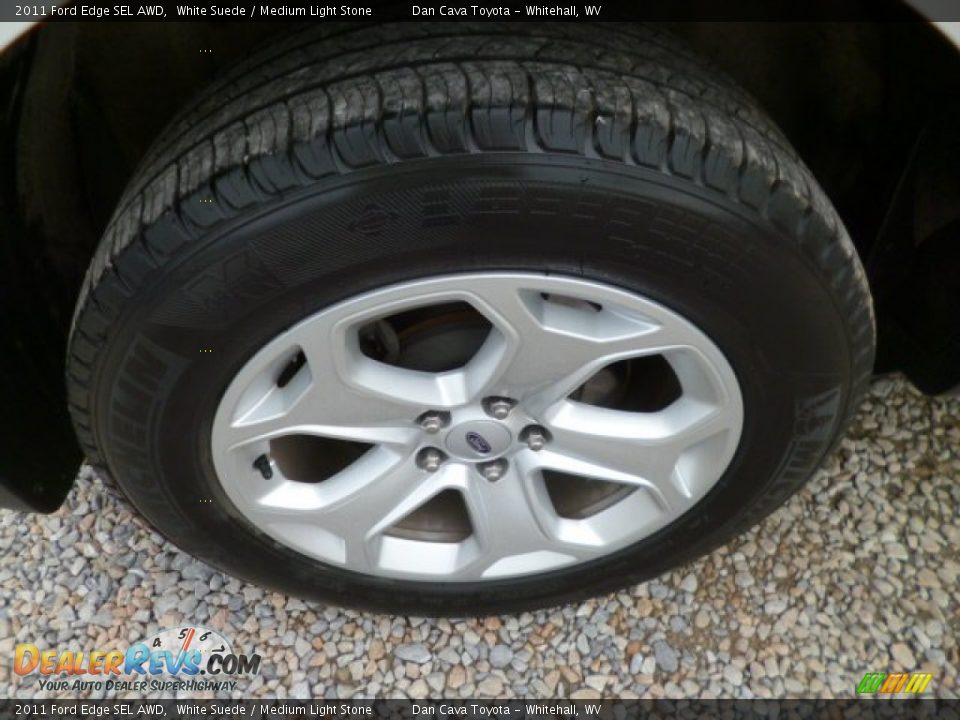 2011 Ford Edge SEL AWD White Suede / Medium Light Stone Photo #8