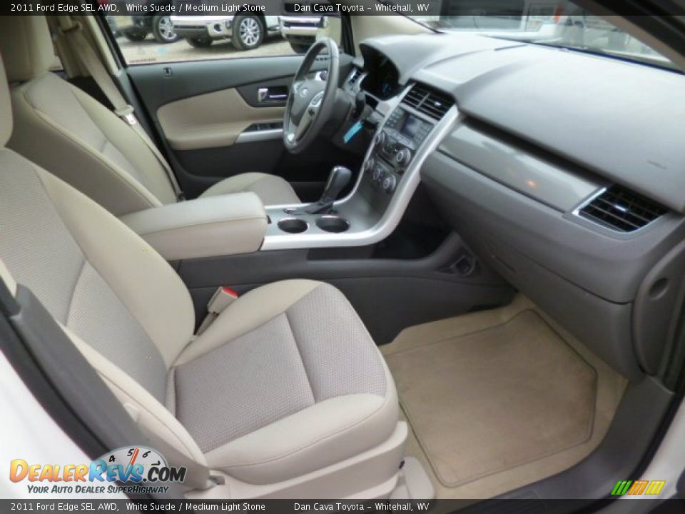 2011 Ford Edge SEL AWD White Suede / Medium Light Stone Photo #9