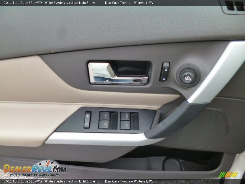 2011 Ford Edge SEL AWD White Suede / Medium Light Stone Photo #13