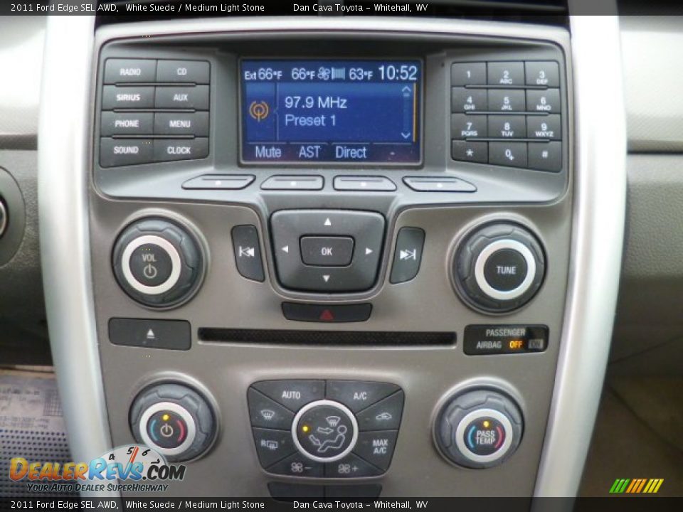 2011 Ford Edge SEL AWD White Suede / Medium Light Stone Photo #14