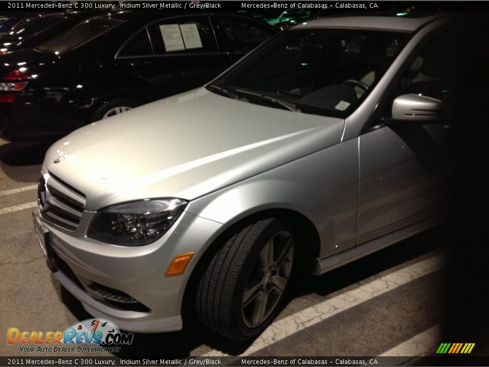 2011 Mercedes-Benz C 300 Luxury Iridium Silver Metallic / Grey/Black Photo #1