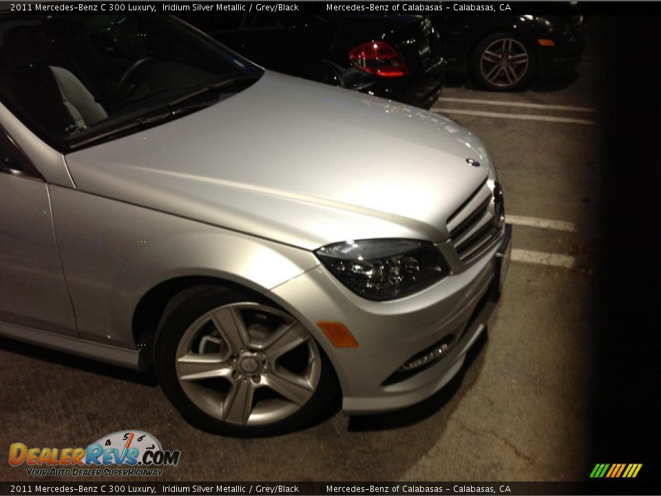 2011 Mercedes-Benz C 300 Luxury Iridium Silver Metallic / Grey/Black Photo #3