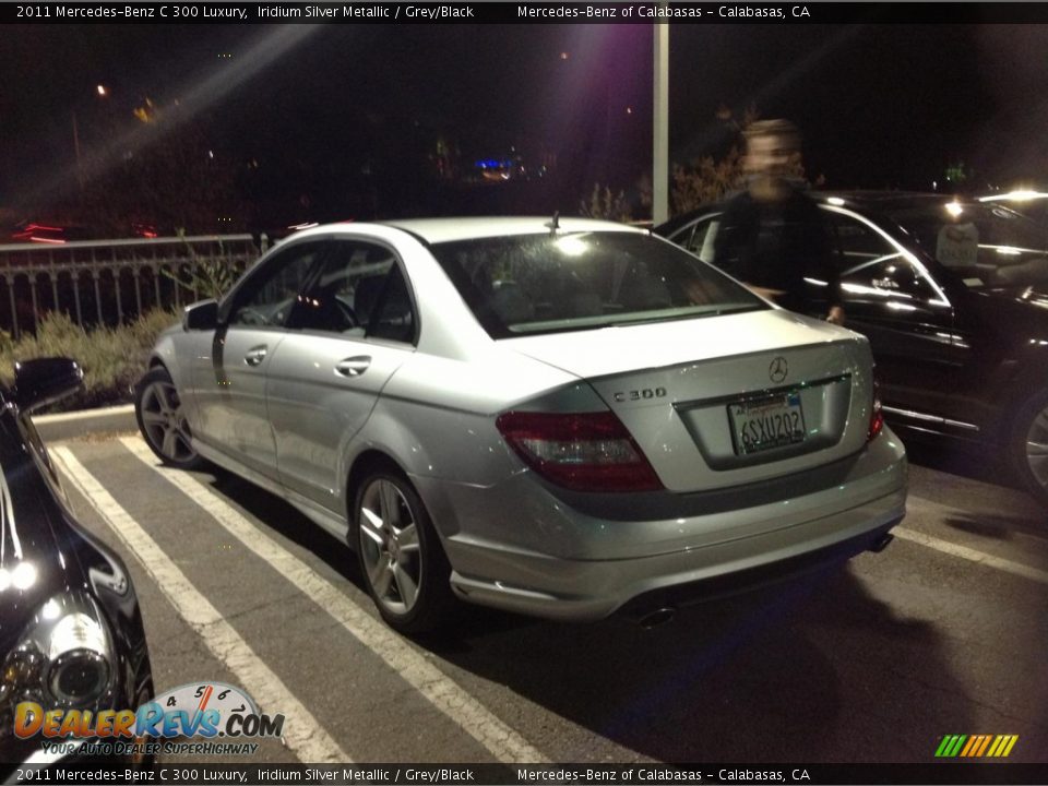 2011 Mercedes-Benz C 300 Luxury Iridium Silver Metallic / Grey/Black Photo #4