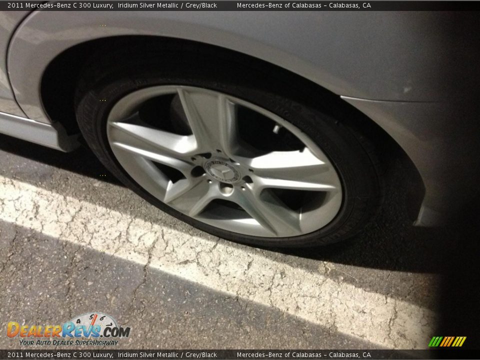 2011 Mercedes-Benz C 300 Luxury Iridium Silver Metallic / Grey/Black Photo #5