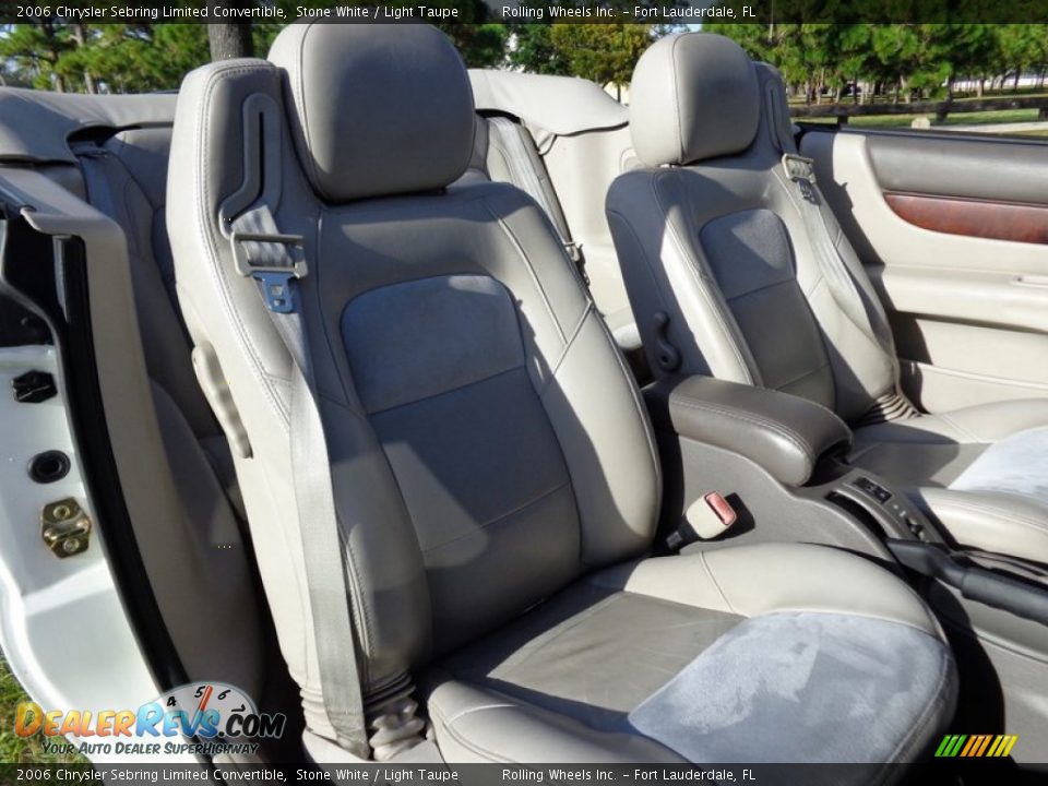 Front Seat of 2006 Chrysler Sebring Limited Convertible Photo #6