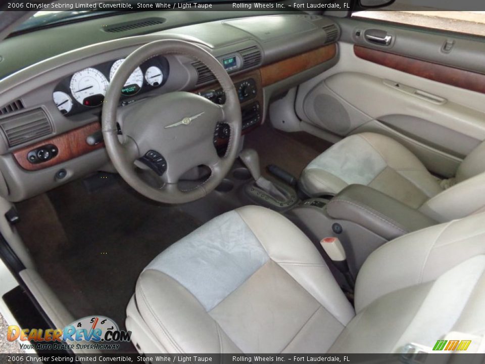 Light Taupe Interior - 2006 Chrysler Sebring Limited Convertible Photo #15