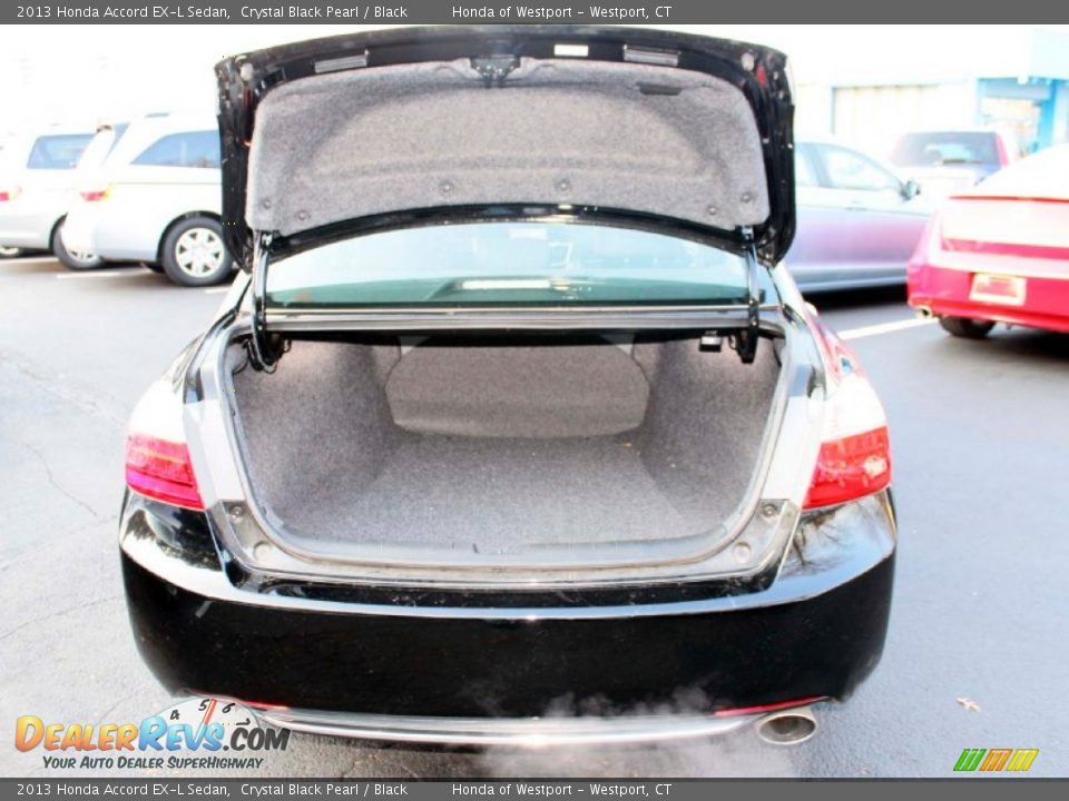 2013 Honda Accord EX-L Sedan Crystal Black Pearl / Black Photo #8