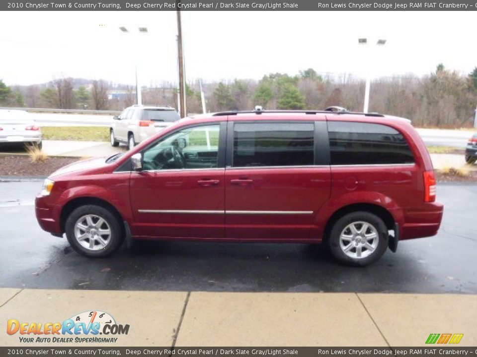 2010 Chrysler Town & Country Touring Deep Cherry Red Crystal Pearl / Dark Slate Gray/Light Shale Photo #5