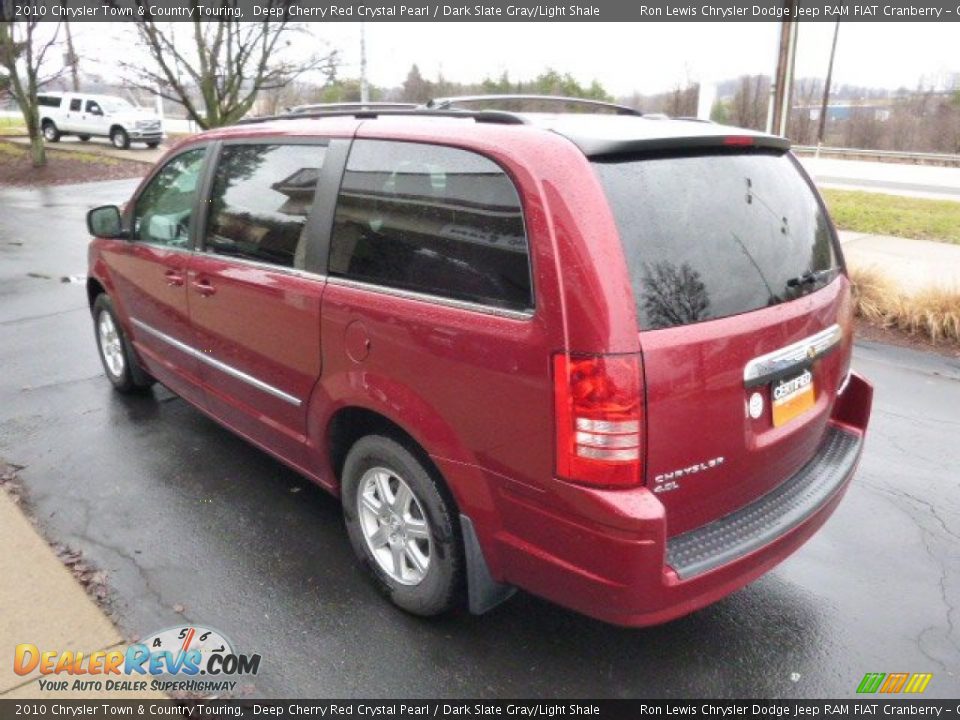 2010 Chrysler Town & Country Touring Deep Cherry Red Crystal Pearl / Dark Slate Gray/Light Shale Photo #6