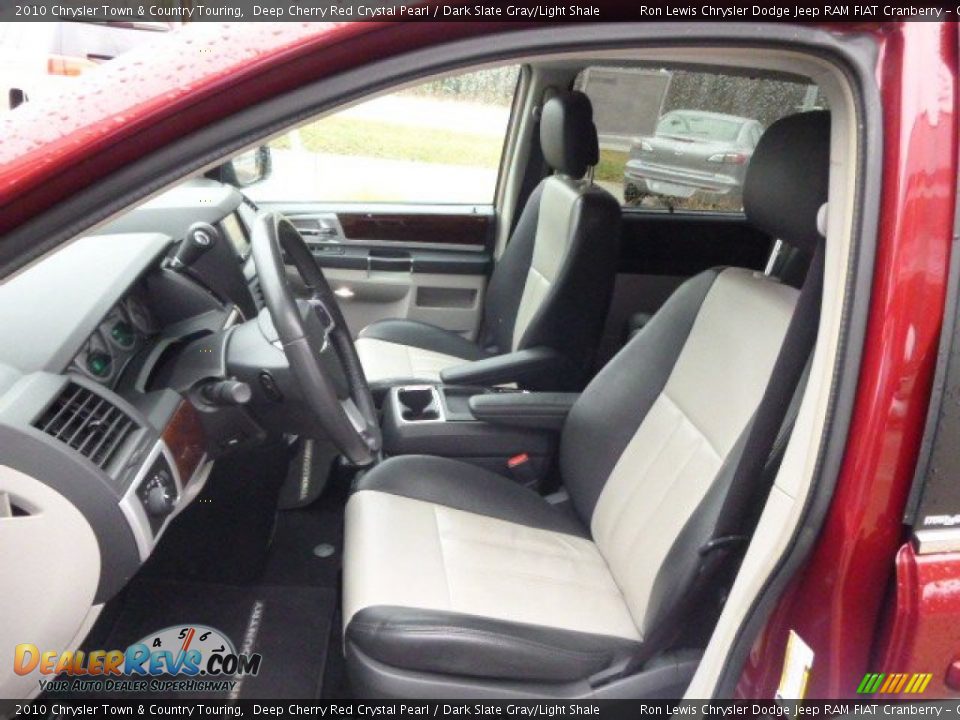 2010 Chrysler Town & Country Touring Deep Cherry Red Crystal Pearl / Dark Slate Gray/Light Shale Photo #10