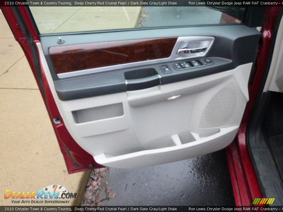 2010 Chrysler Town & Country Touring Deep Cherry Red Crystal Pearl / Dark Slate Gray/Light Shale Photo #11
