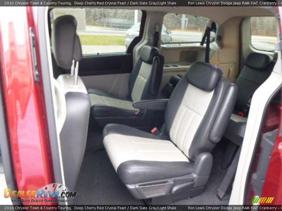2010 Chrysler Town & Country Touring Deep Cherry Red Crystal Pearl / Dark Slate Gray/Light Shale Photo #12