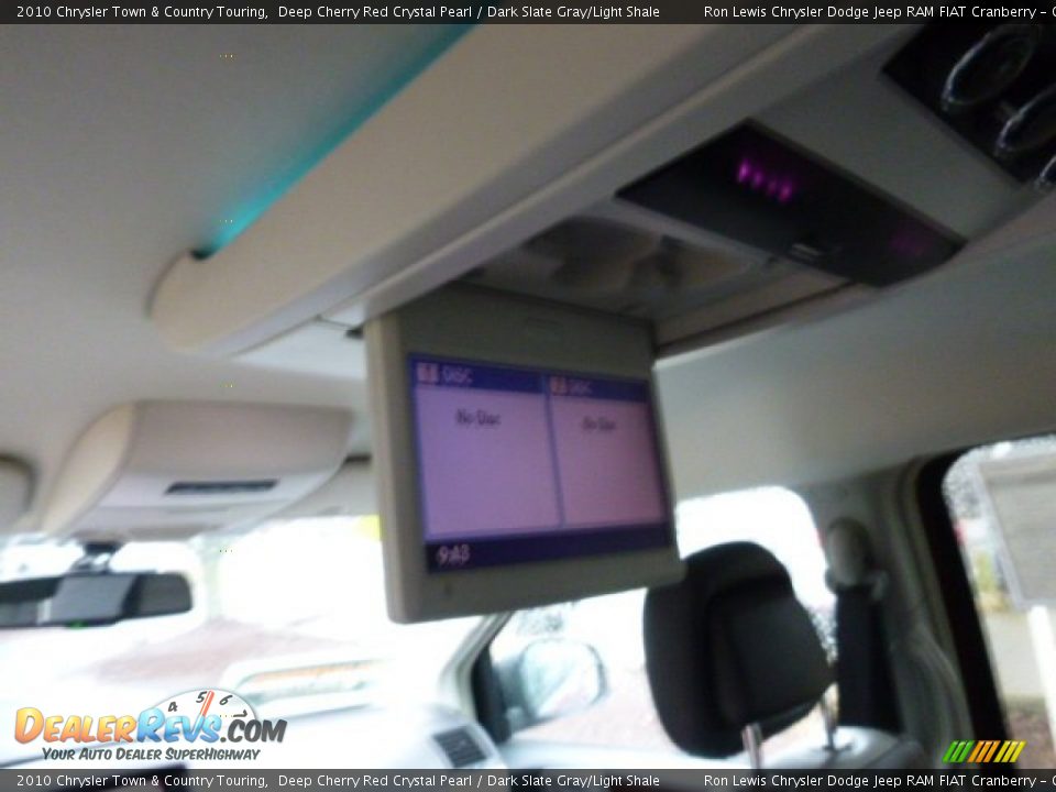 2010 Chrysler Town & Country Touring Deep Cherry Red Crystal Pearl / Dark Slate Gray/Light Shale Photo #14