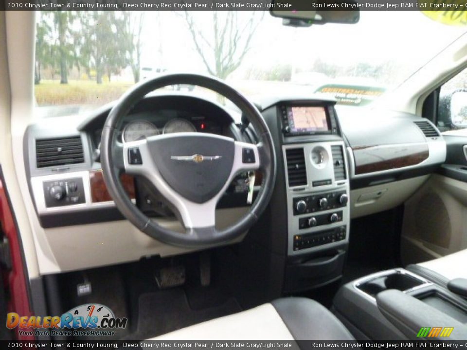 2010 Chrysler Town & Country Touring Deep Cherry Red Crystal Pearl / Dark Slate Gray/Light Shale Photo #15