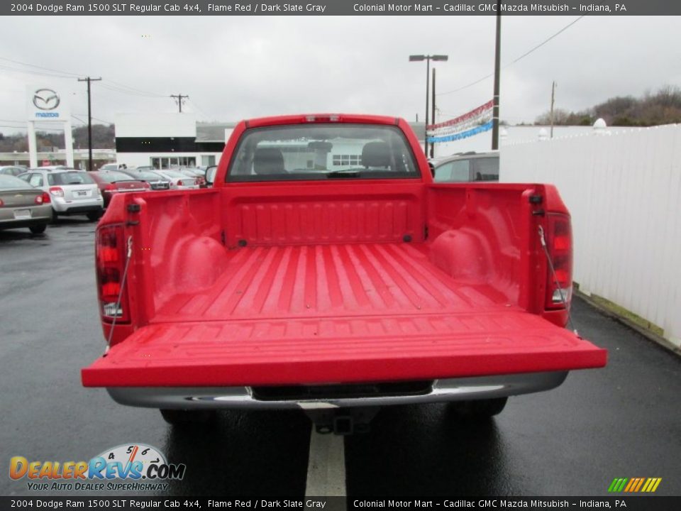 2004 Dodge Ram 1500 SLT Regular Cab 4x4 Flame Red / Dark Slate Gray Photo #7