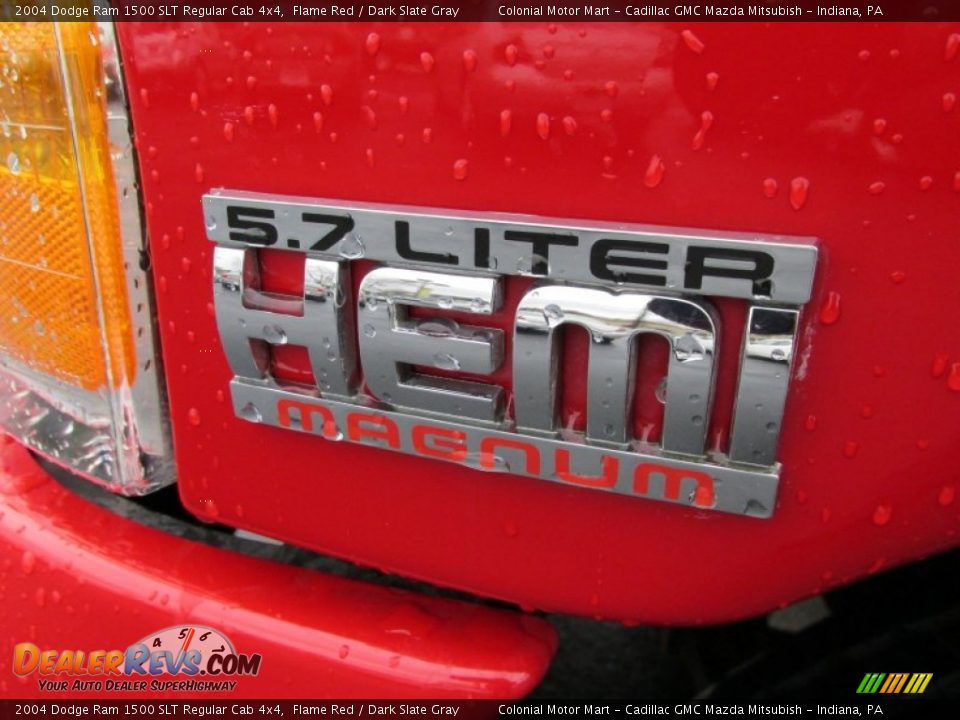 2004 Dodge Ram 1500 SLT Regular Cab 4x4 Flame Red / Dark Slate Gray Photo #11