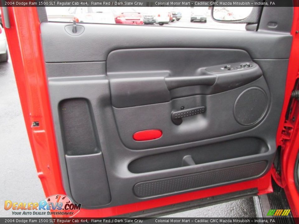 2004 Dodge Ram 1500 SLT Regular Cab 4x4 Flame Red / Dark Slate Gray Photo #14