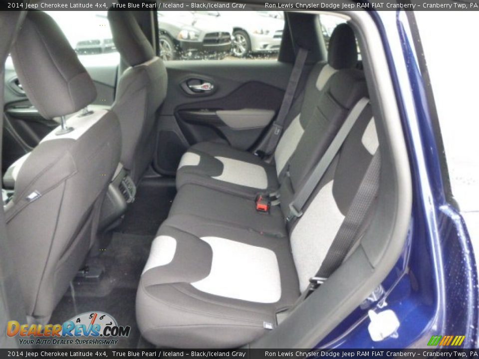 2014 Jeep Cherokee Latitude 4x4 True Blue Pearl / Iceland - Black/Iceland Gray Photo #12