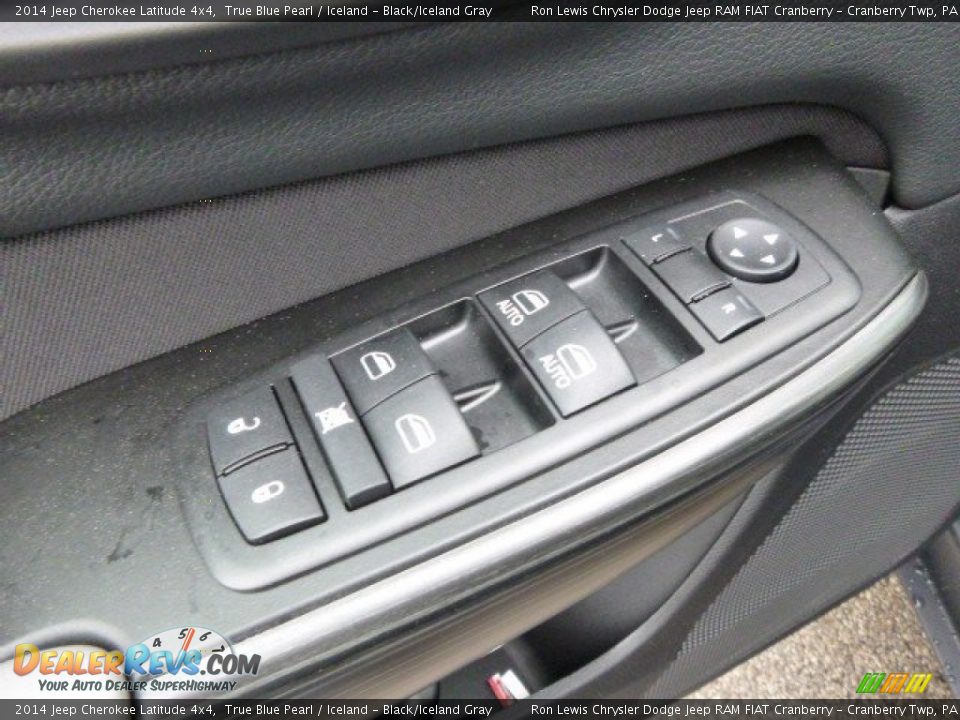 2014 Jeep Cherokee Latitude 4x4 True Blue Pearl / Iceland - Black/Iceland Gray Photo #15