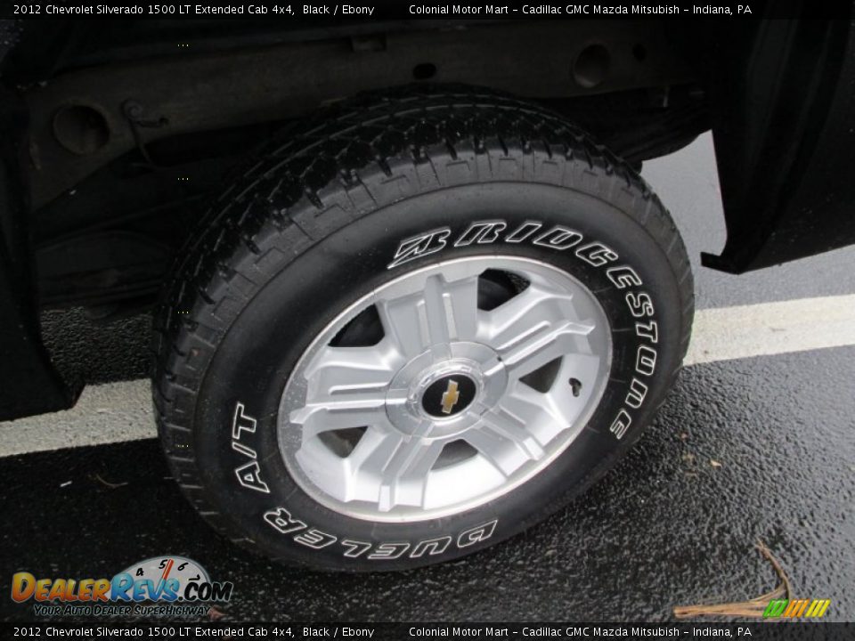 2012 Chevrolet Silverado 1500 LT Extended Cab 4x4 Black / Ebony Photo #3